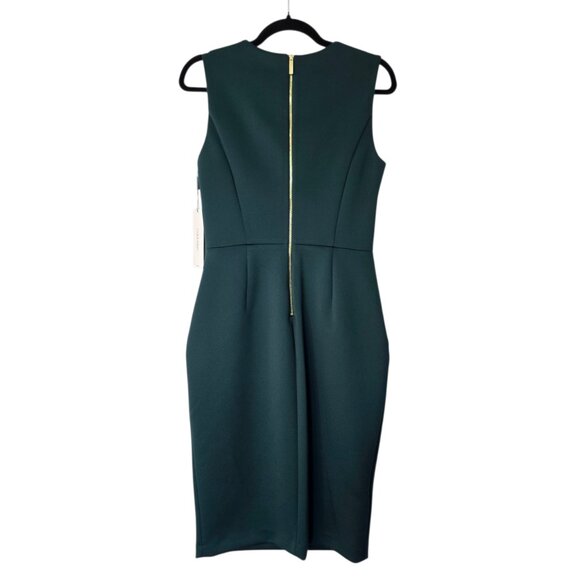 Calvin Klein Green Sleeveless Sheath Dress - Size 6 - NWT - Picture 2 of 13